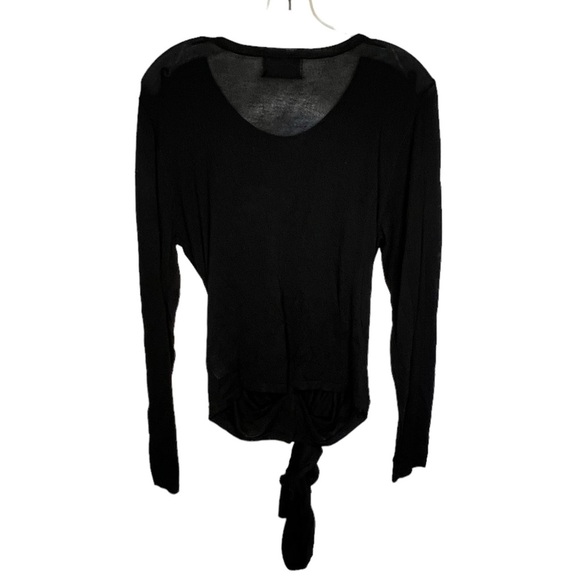 Modern Citizen Black Top with Tie nwot - Picture 5 of 9